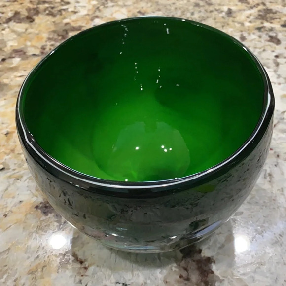 Vintage SDS SEAPOOT GROUP DESIGN Exquisite Green Decorative Art Bowl - Picture 2 of 8